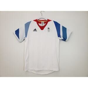 (Ju) Y2K Adidas Team GB Men's Top Size XS Soccer Jersey London 2012 Olympics